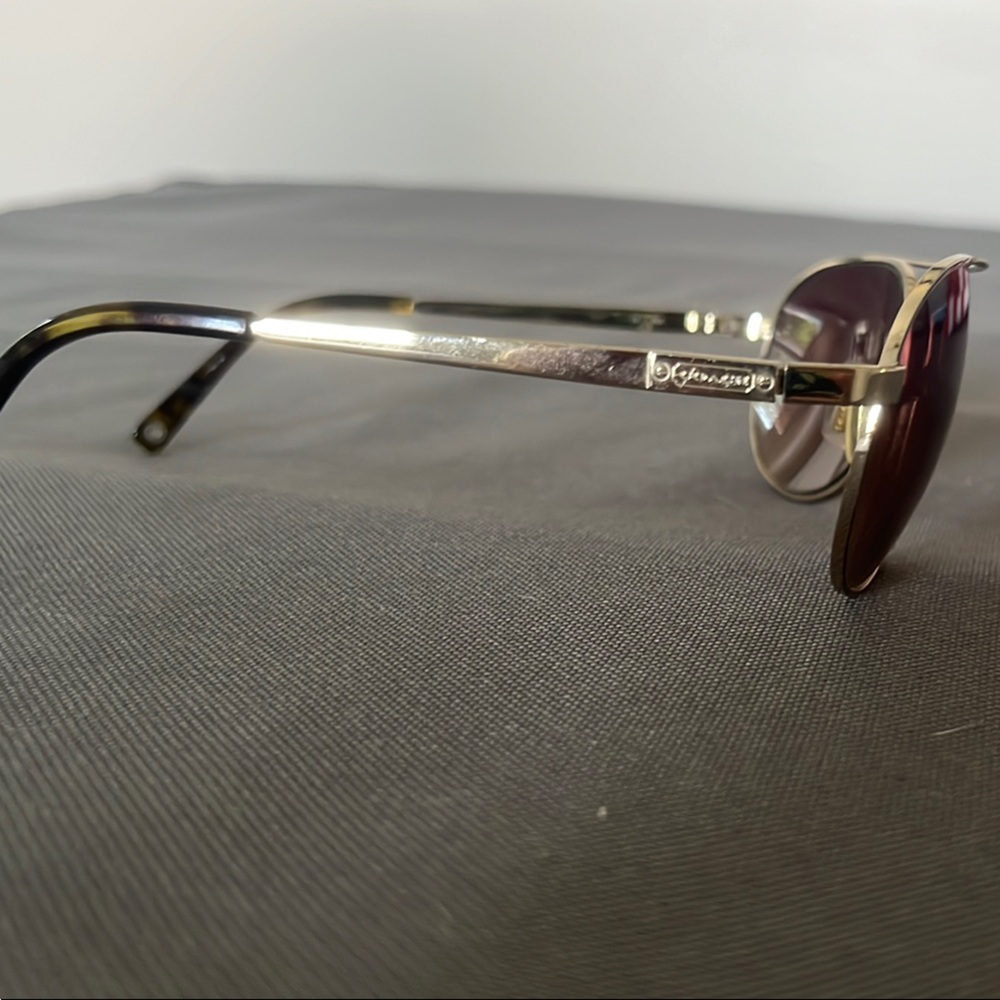 Coach Gold Frame Sunglasses with Brown Lenses - Picture 2 of 2